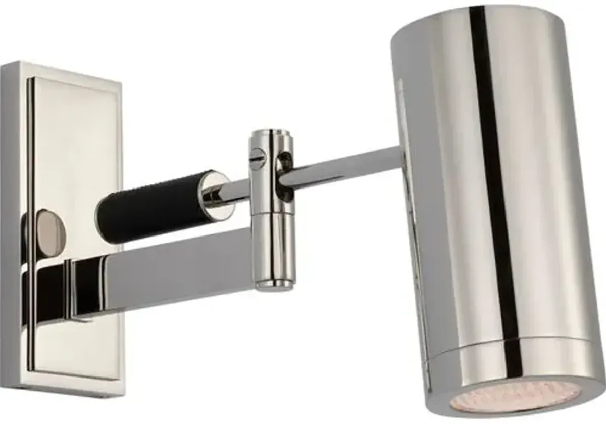 Ralph Lauren Home - Visual Comfort - Grant 8" Articulating Wall Light - Silver