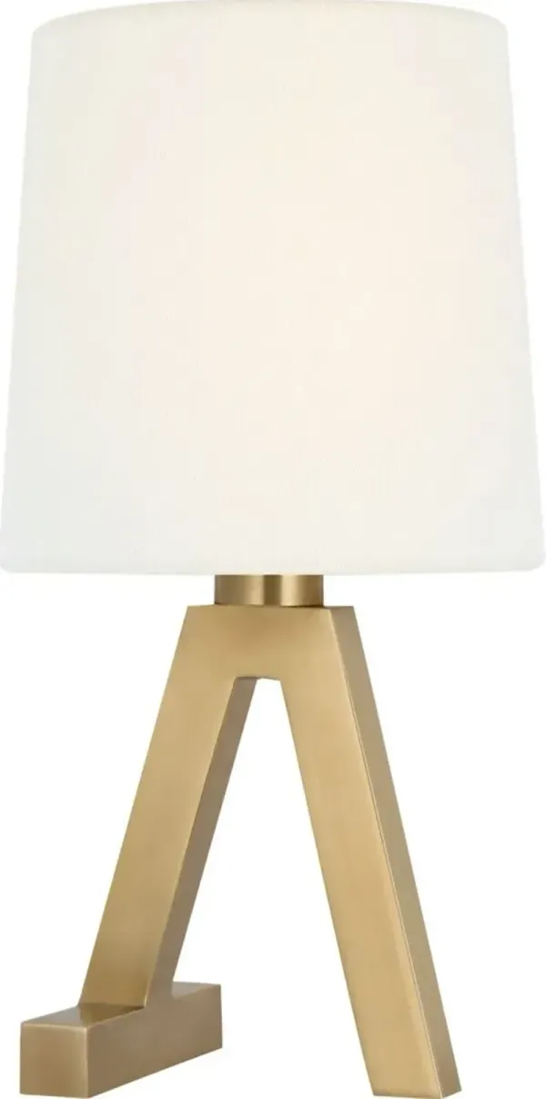 Ralph Lauren Home - Visual Comfort - Hedger 11" Accent Table Lamp - Gold - 10.75Hx5.5Wx5.5D in