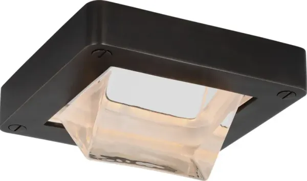 Ralph Lauren Home - Visual Comfort - Rolland Indoor/Outdoor 5" Solitaire Flush Mount - Brown