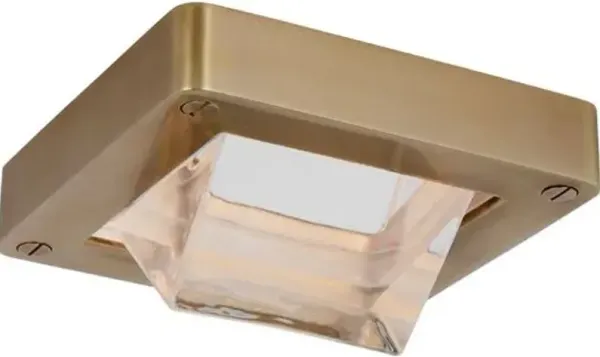 Ralph Lauren Home - Visual Comfort - Rolland Indoor/Outdoor 5" Solitaire Flush Mount - Gold