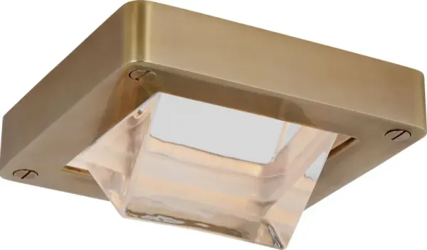 Ralph Lauren Home - Visual Comfort - Rolland Indoor/Outdoor 5" Solitaire Flush Mount - Gold