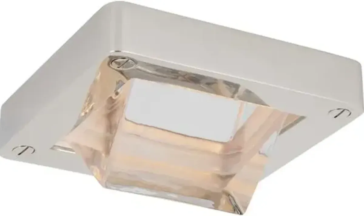 Ralph Lauren Home - Visual Comfort - Rolland Indoor/Outdoor 5" Solitaire Flush Mount - Clear