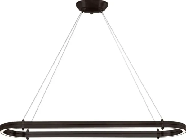 Ralph Lauren Home - Visual Comfort - Paxton 54" Oval Linear Chandelier - Black
