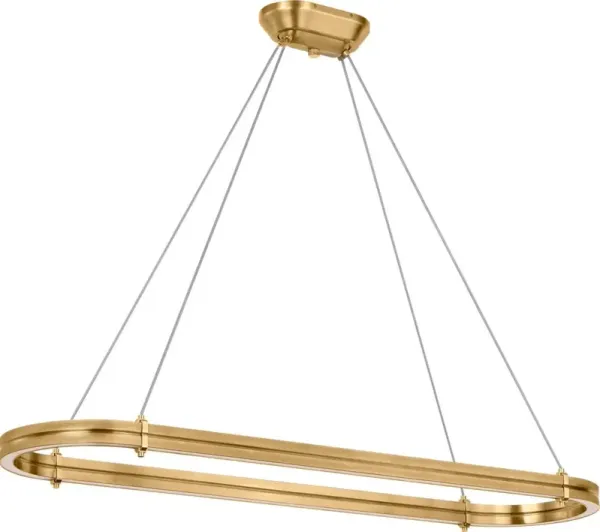 Ralph Lauren Home - Visual Comfort - Paxton 54" Oval Linear Chandelier - Gold