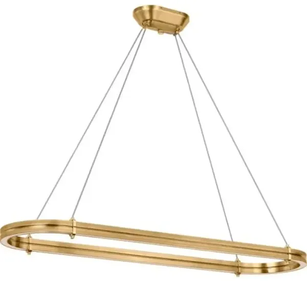 Ralph Lauren Home - Visual Comfort - Paxton 54" Oval Linear Chandelier - Gold