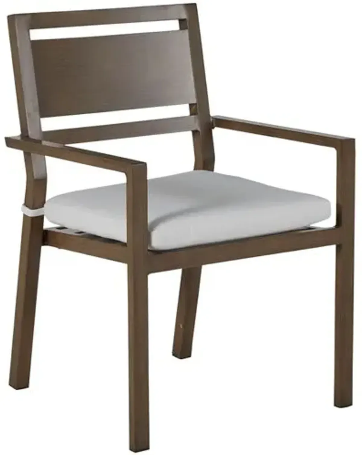 Avondale Outdoor Aluminum Armchair - Summer Classics - Brown
