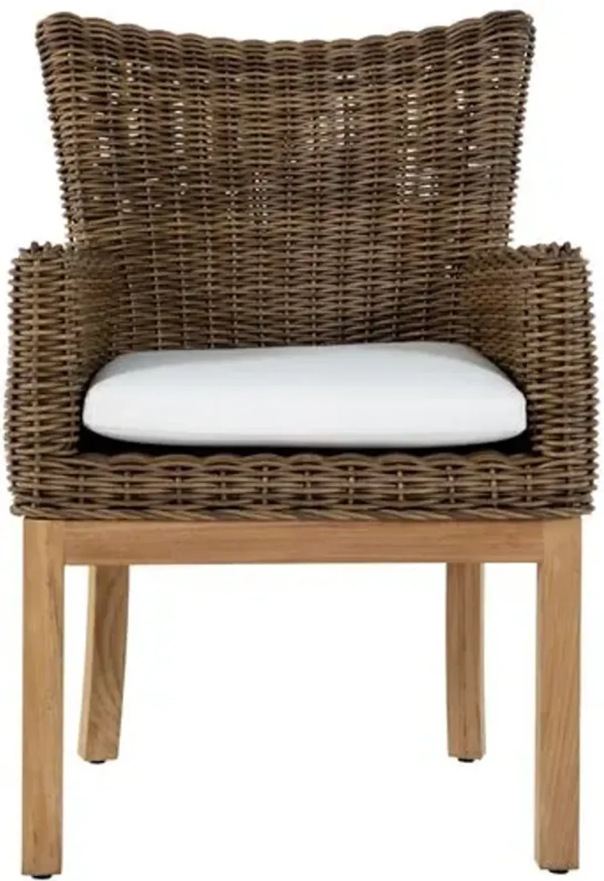 Montauk Outdoor Wicker Armchair - Raffia - Summer Classics - Beige
