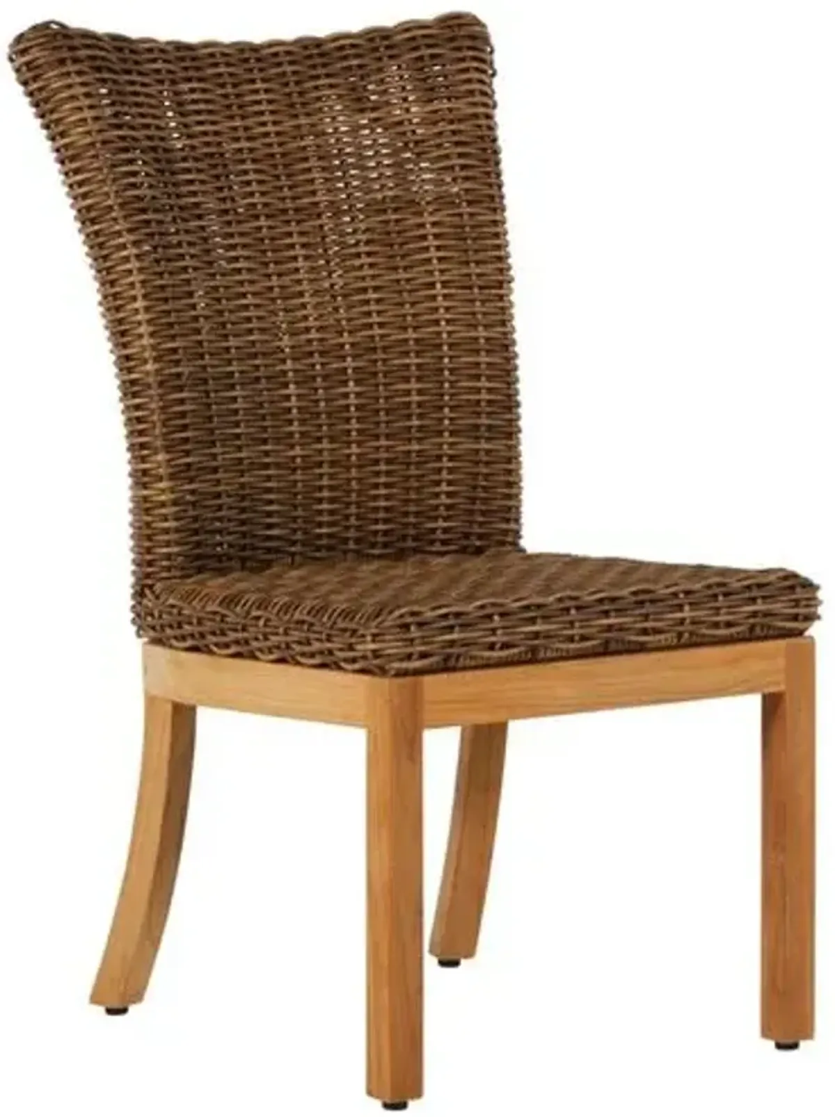 Montauk Outdoor Wicker Side Chair - Raffia - Summer Classics - Brown