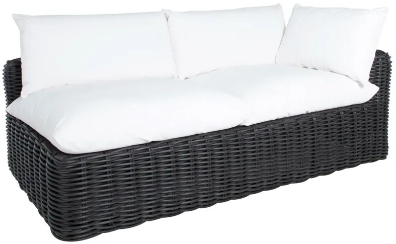 Montecito Outdoor Woven Wicker Loveseat
