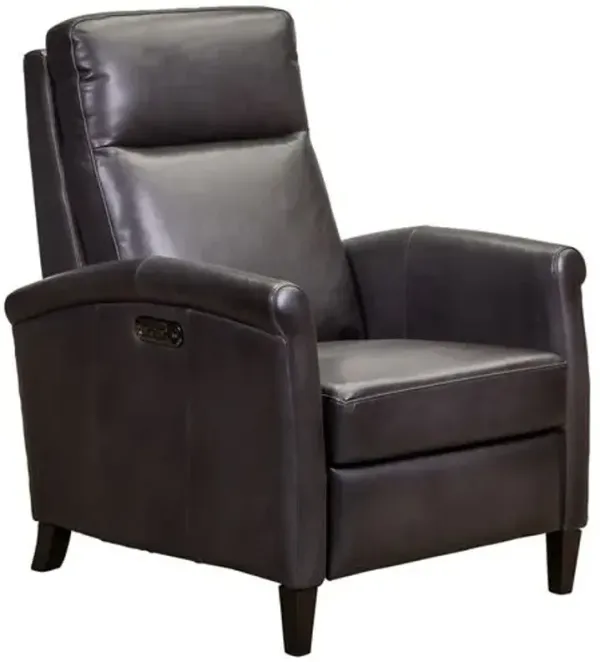 Canterbury Leather Power Recliner - Black