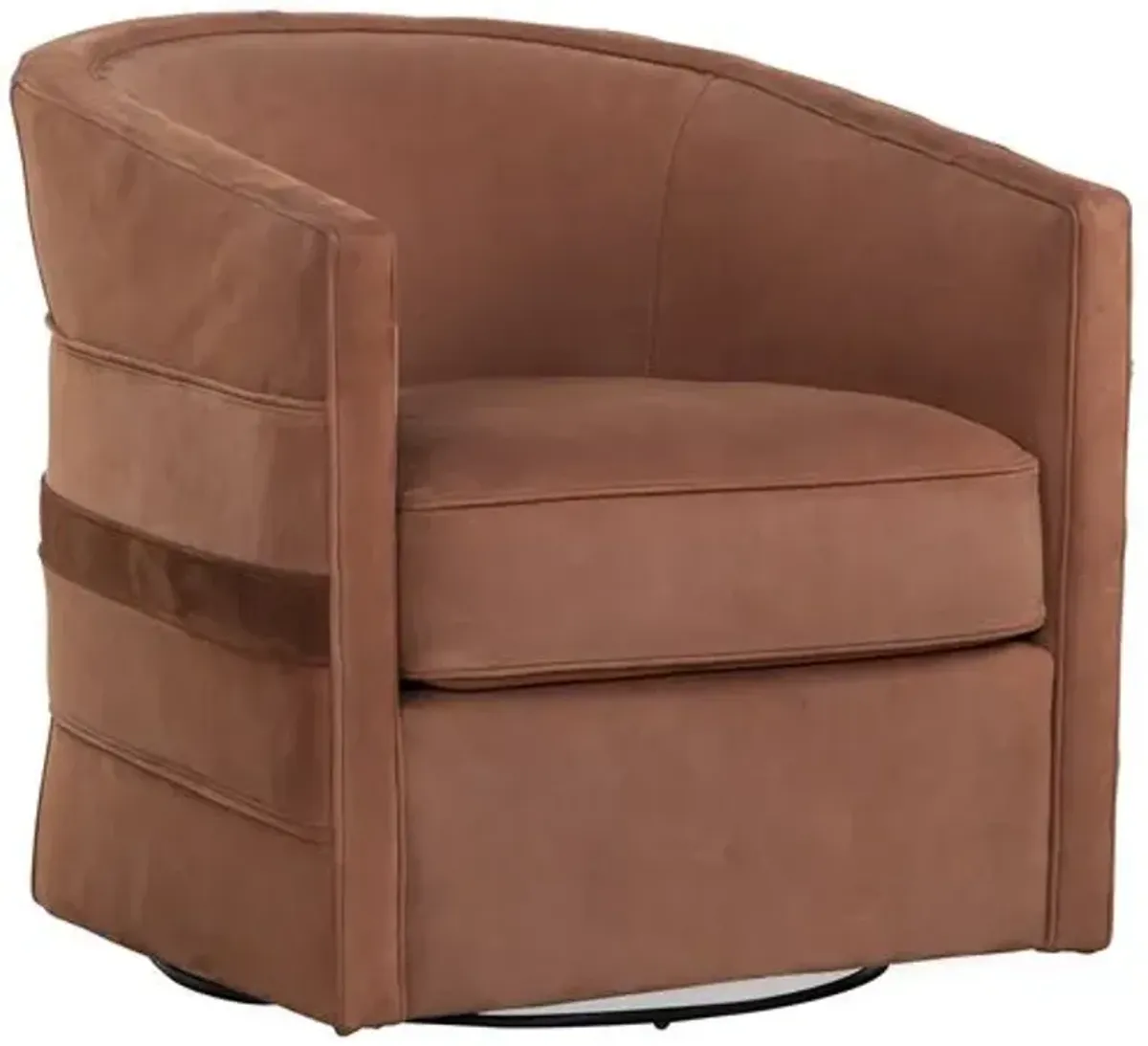 Parkhurst Leather Swivel Chair