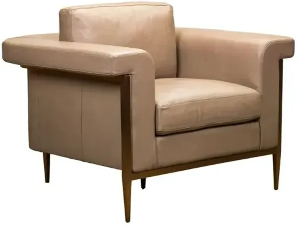 Ashworth Leather Chair - Beige
