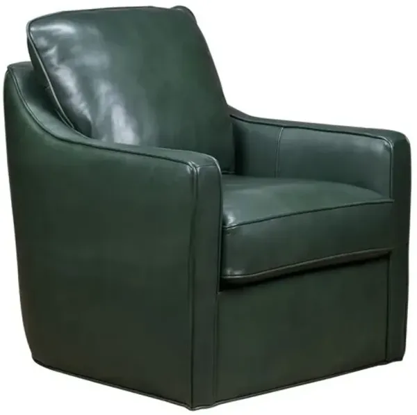Winthrop Leather Swivel Chair