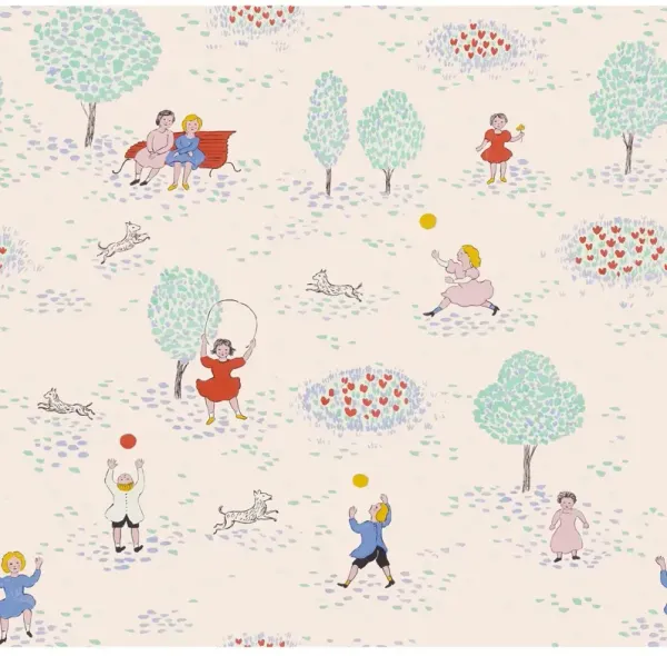 Paule Marrot, Playing in the Park Wallpaper