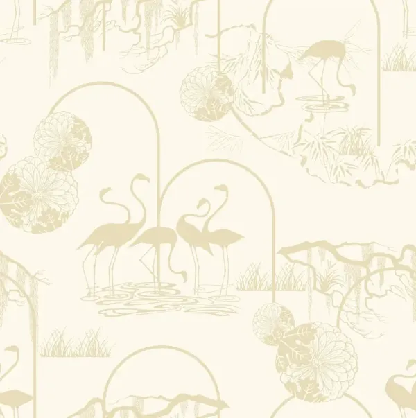 Yuki Osada, Deco Cranes Wallpaper