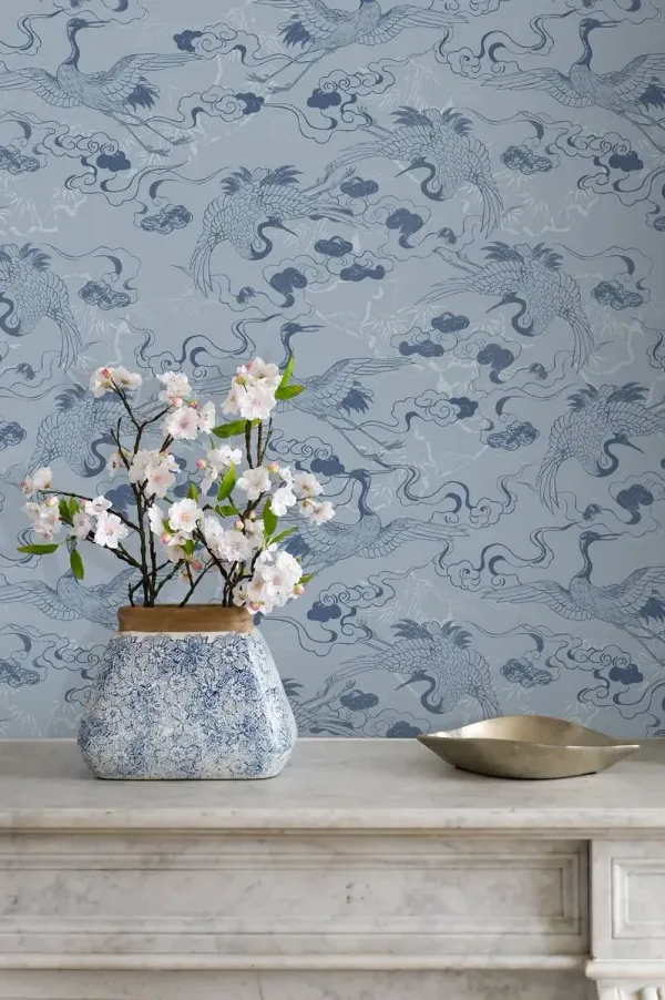 Yuki Osada, Floating Dreamy Cranes Wallpaper