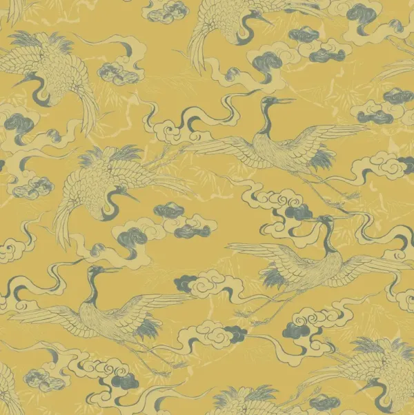 Yuki Osada, Floating Dreamy Cranes Wallpaper