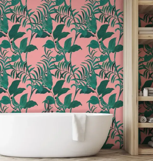 Paule Marrot, Large Scale Tropical Birds Wallpaper