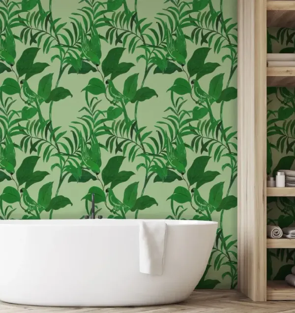 Paule Marrot, Large Scale Tropical Birds Wallpaper