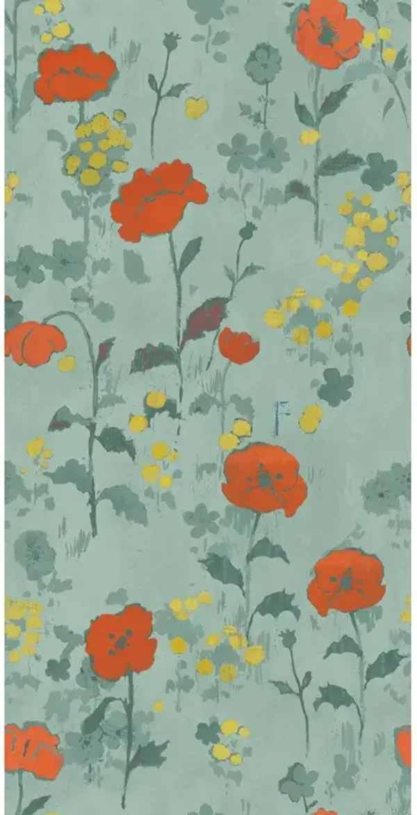 Paule Marrot, Large Scale Poppies Wallpaper