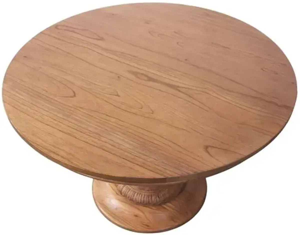 Charlotte Round Pedestal Dining Table - Ave Home