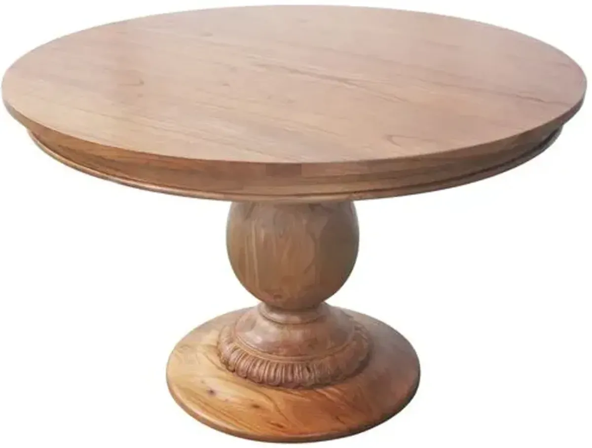 Charlotte Round Pedestal Dining Table - Ave Home