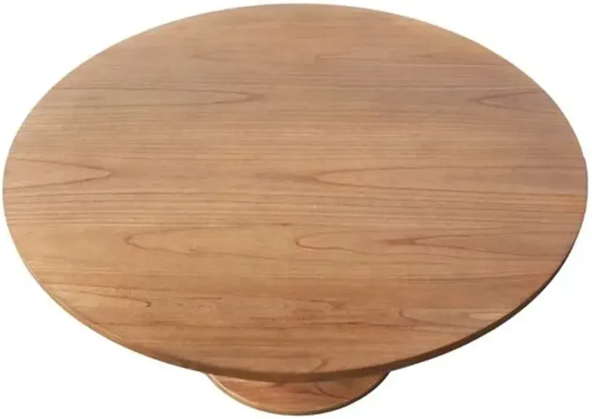 Charlotte Round Pedestal Dining Table - Ave Home