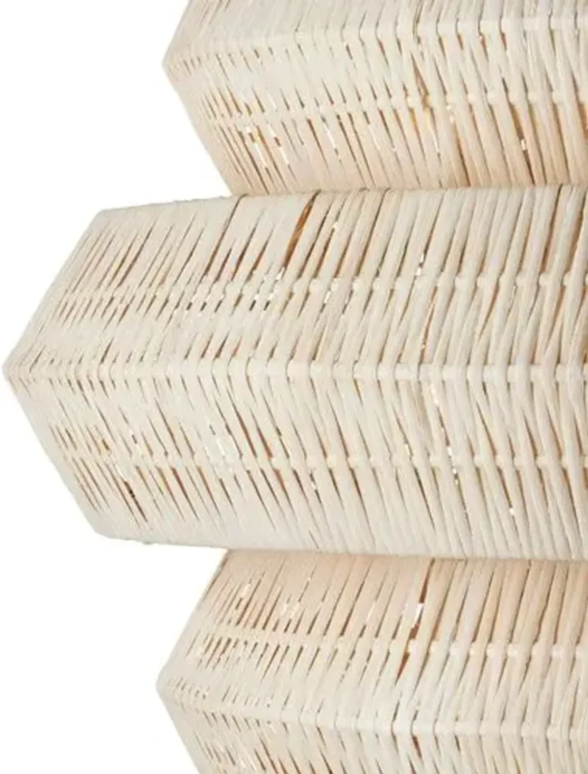 Antibes Rattan Chandelier - Currey & Company - Natural