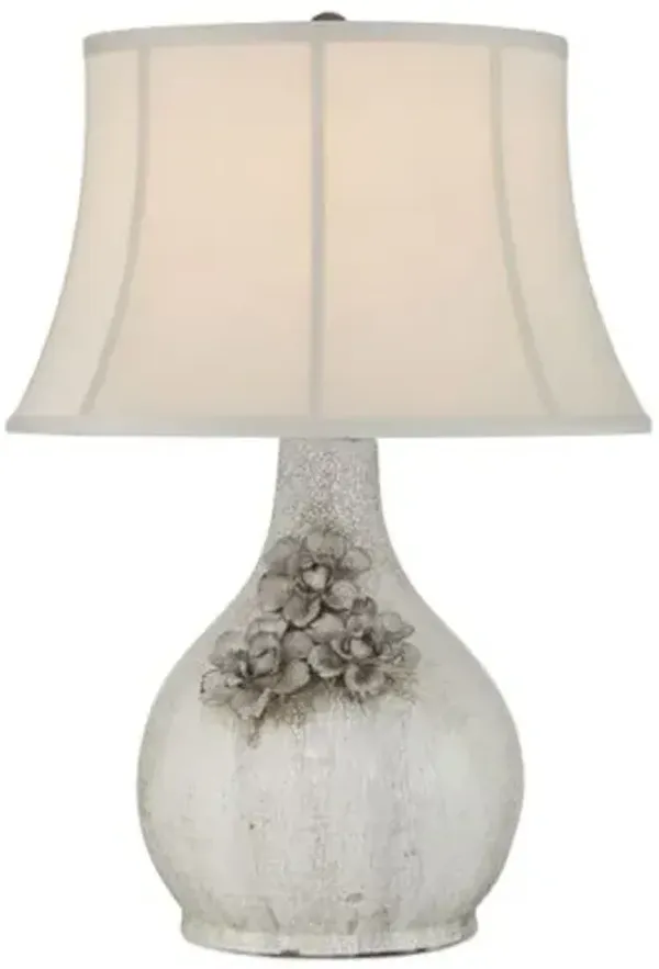 Attar Ceramic Table Lamp - White - Currey & Company