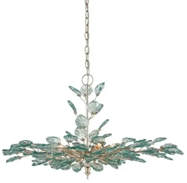 Baobab 2-Tier Glass Chandelier - Blue