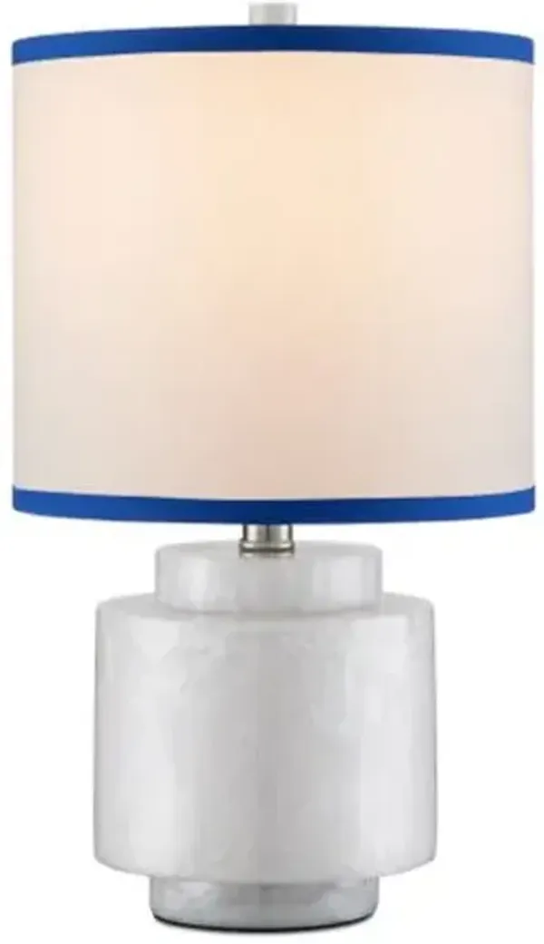 Beryl Table Lamp - Currey & Company - White
