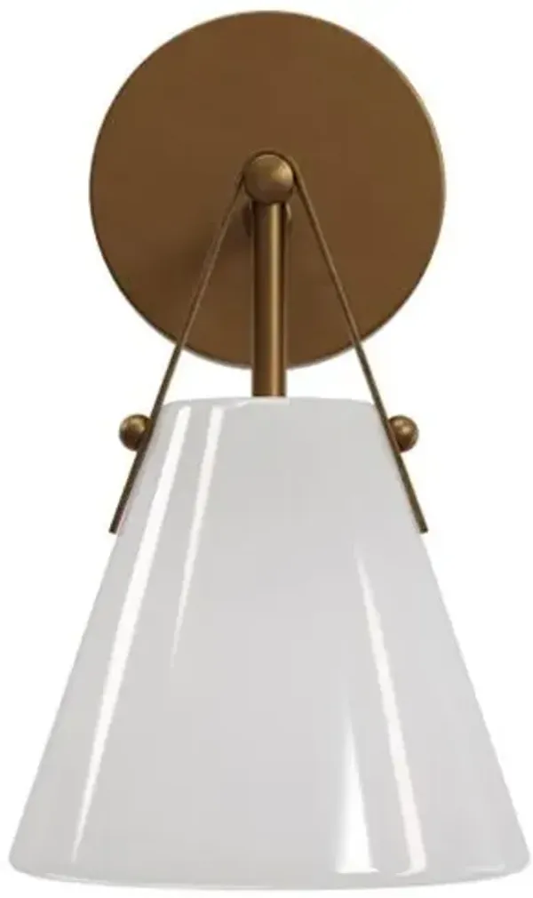 Bronwen Bath Wall Sconce - Currey & Company - Gold