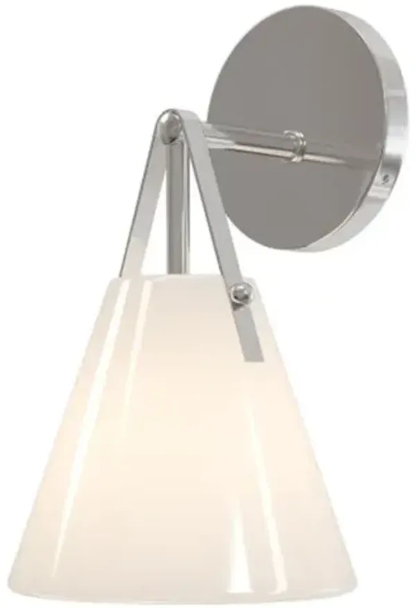 Bronwen Bath Wall Sconce - Currey & Company - Silver