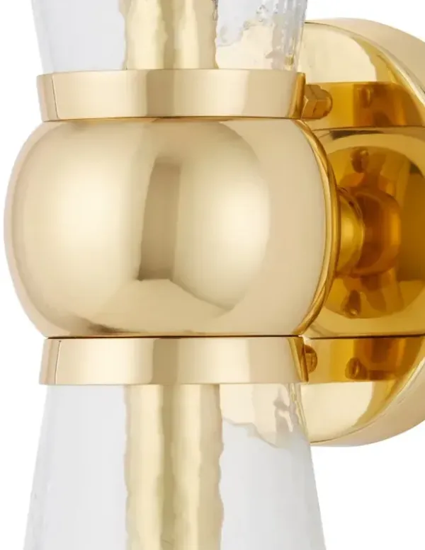 Byford Bath Wall Sconce - Currey & Company - Gold