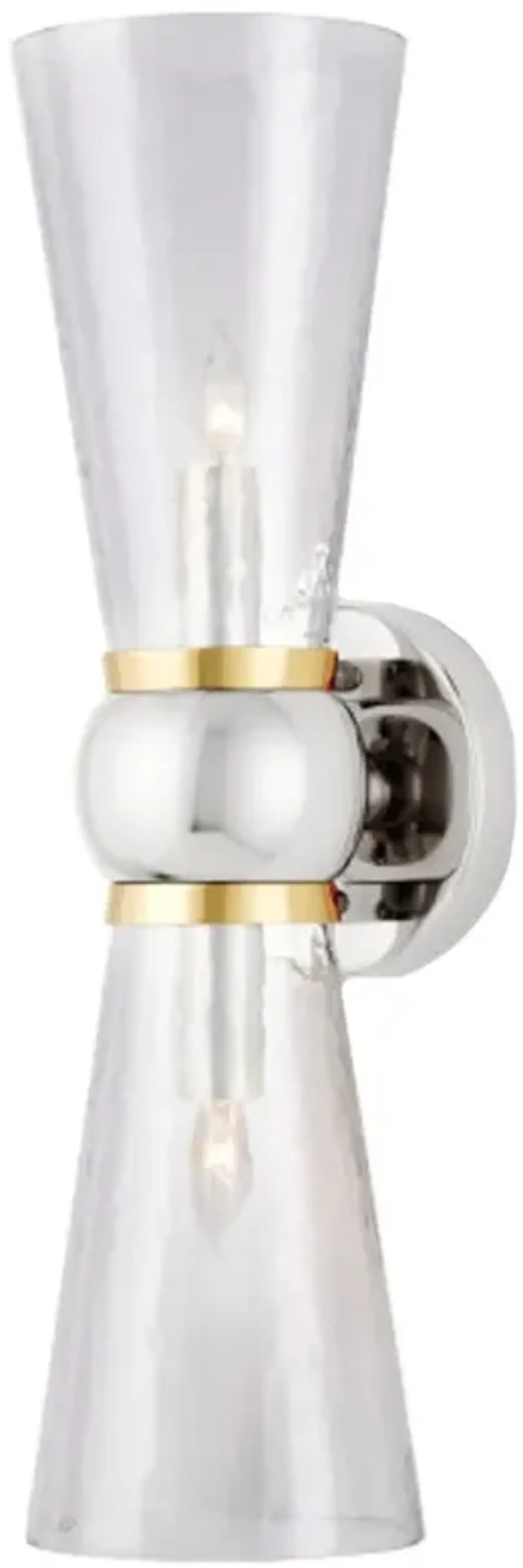 Byford Bath Wall Sconce - Currey & Company - Silver