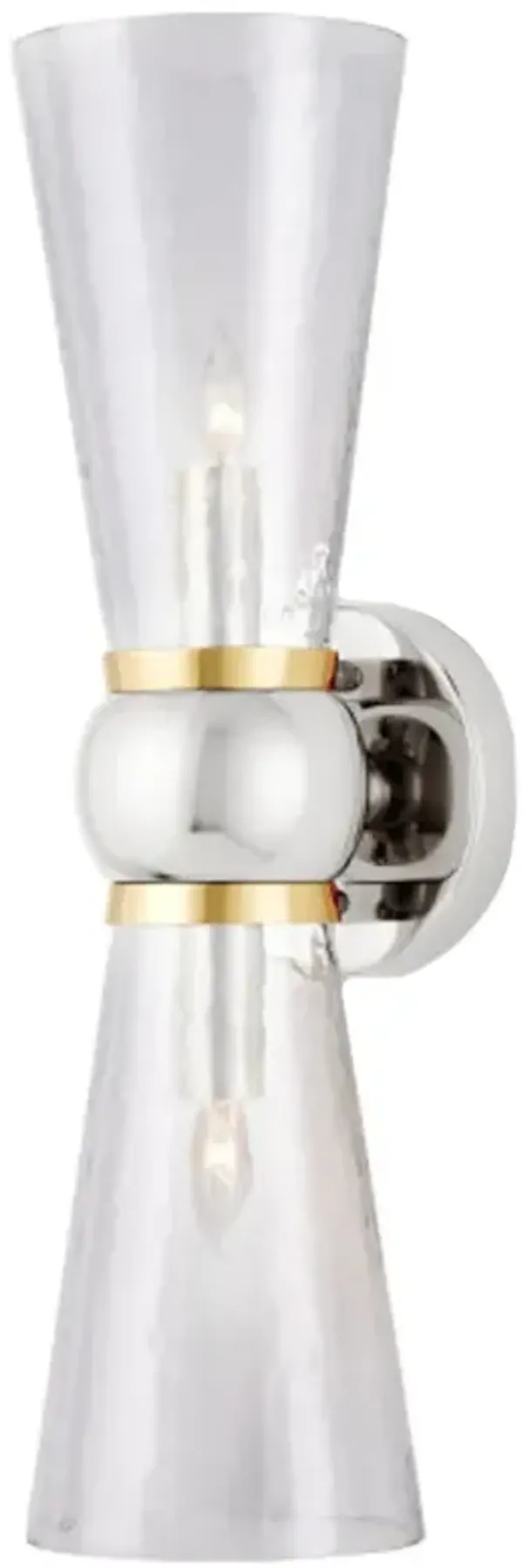 Byford Bath Wall Sconce - Currey & Company - Silver