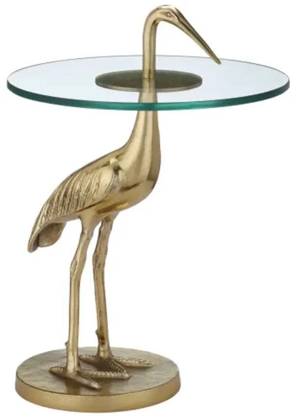 Crane Aluminum Accent Table