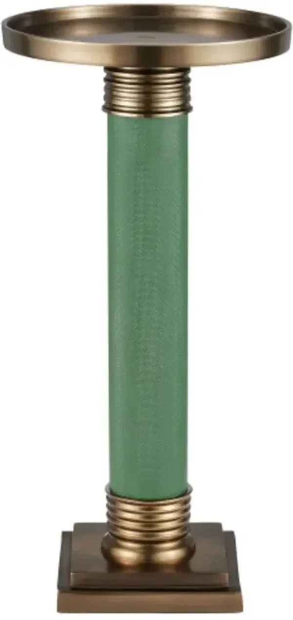 Gavin Aluminum Accent Table, Green