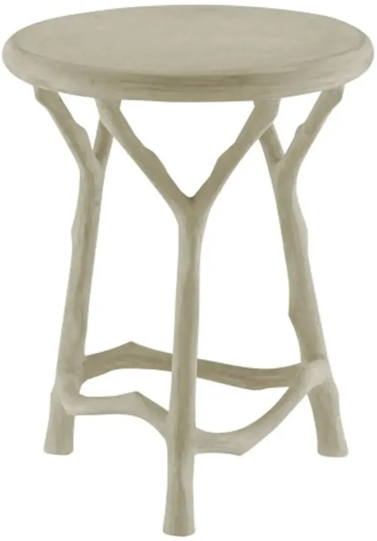 Hidcote Indoor/Outdoor Concrete Accent Table, Gray