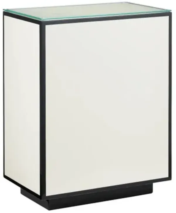 Lacquer Side Table - Currey & Company - Ivory