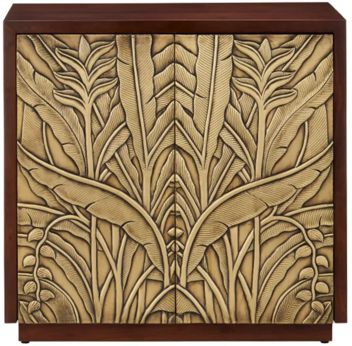 Jardin 2 Door Cabinet, Walnut