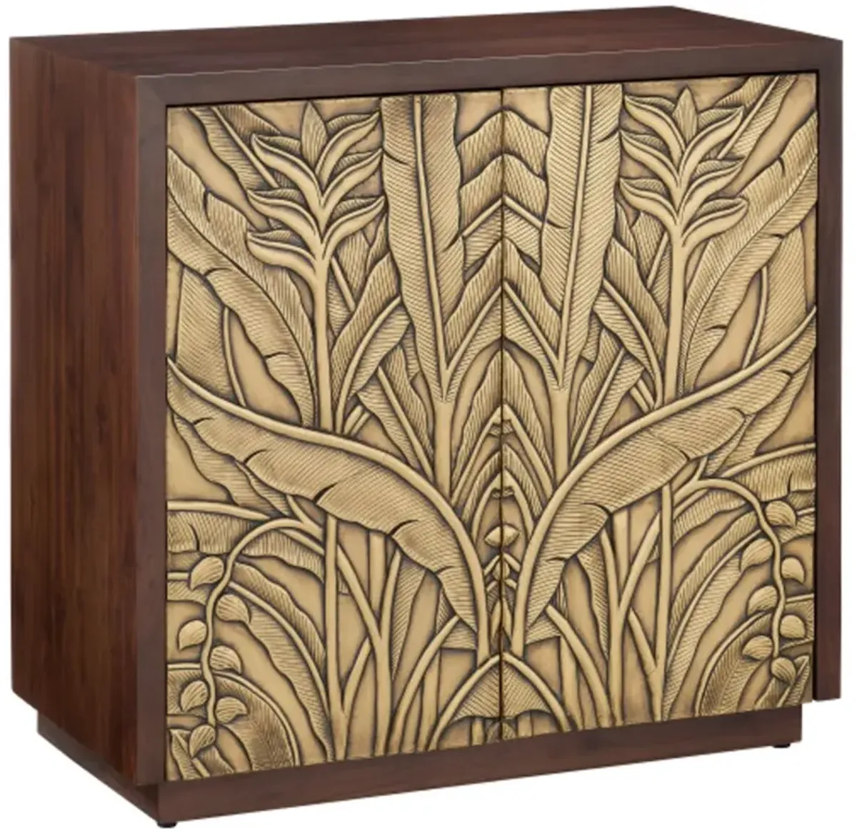 Jardin 2 Door Cabinet, Walnut