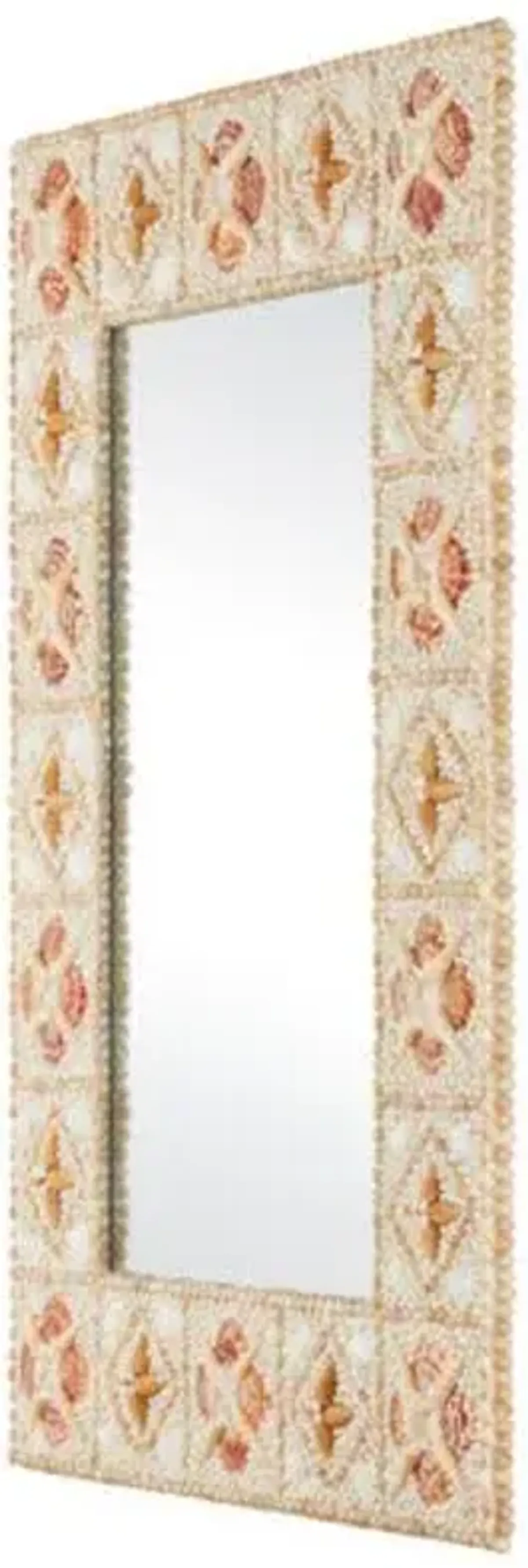 Junonia Rectangular Shell Wall Mirror - Natural - Currey & Company
