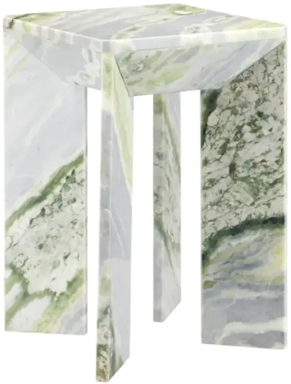 Minerale Onyx Accent Table, Green