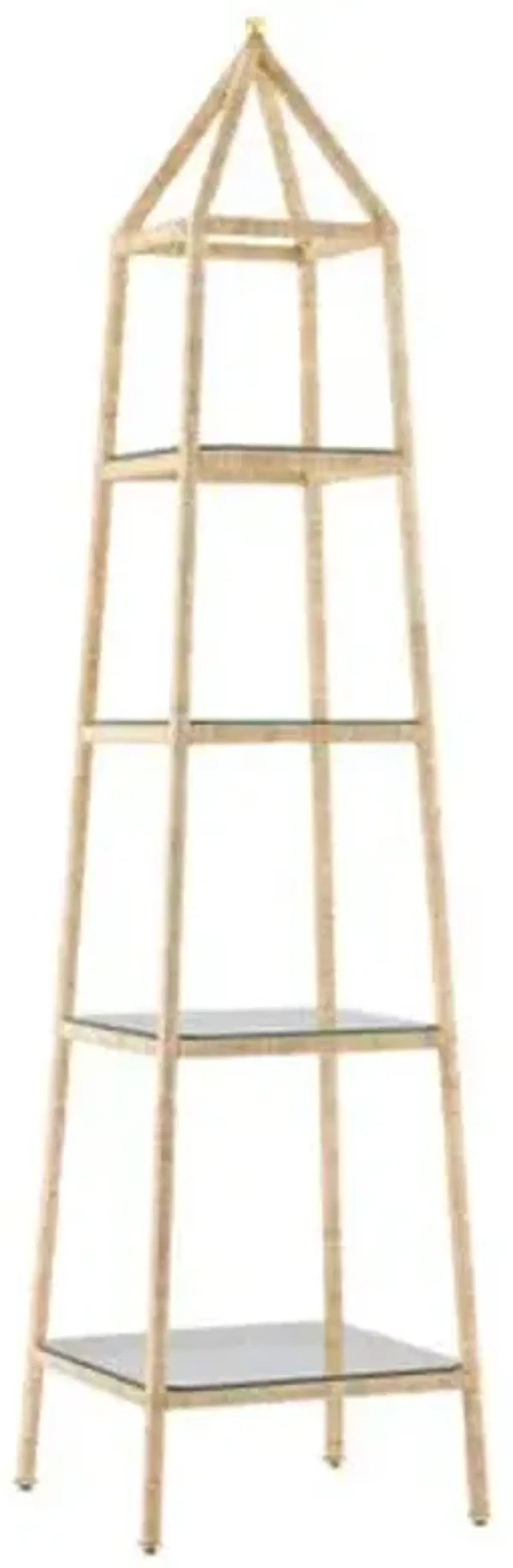Narra Rope Etagere - Natural - Currey & Company - Tan