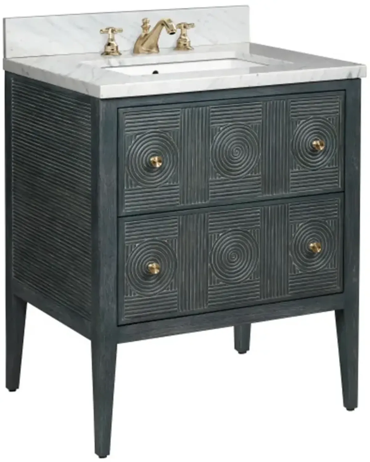 Santos 28" Vanity with Rectangular Undermount Sink
