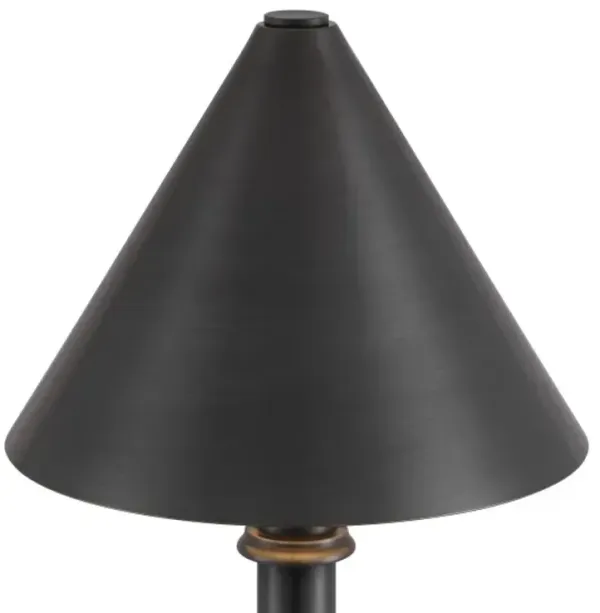 Traipse Cordless Table Lamp - Currey & Company - Black