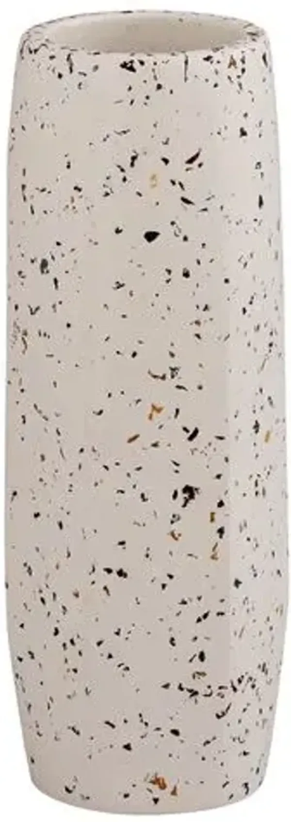 Kiki Terrazzo Vase - White