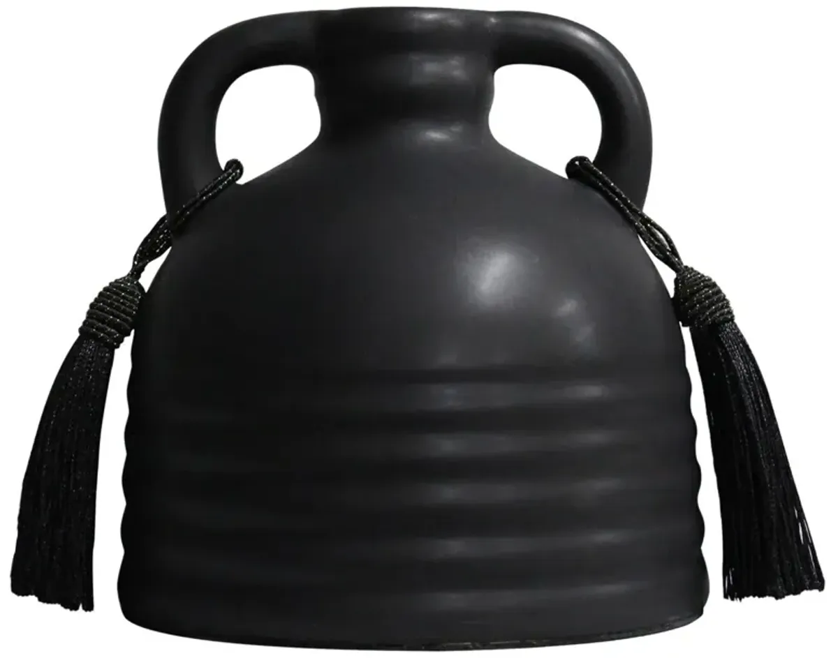 Ingrid Ceramic Vase with Tassels