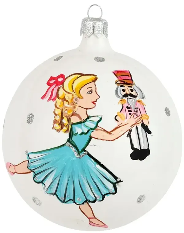 Nutcrackers Clara Ornament, Blue
